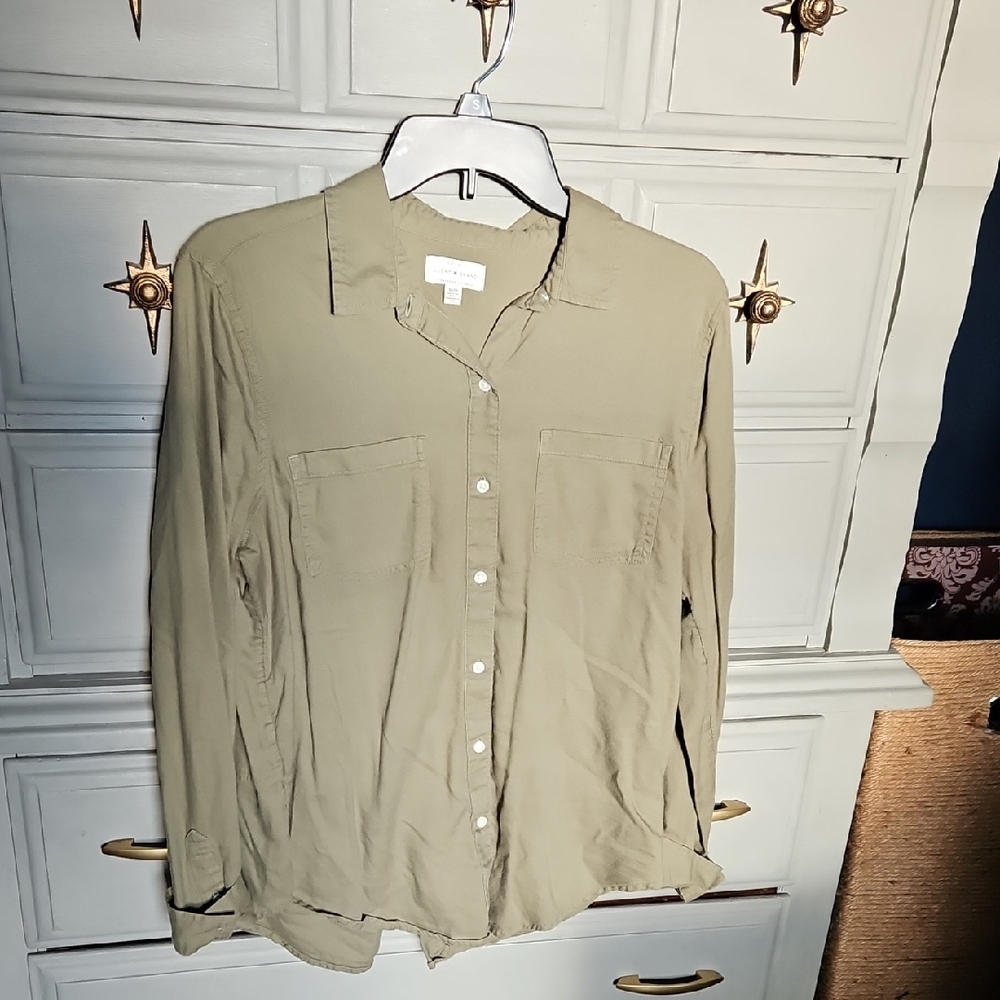 Lucky Brand Khaki Casual Shirt